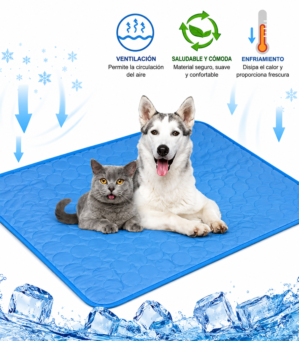 CoolPaw™ – Alfombra refrescante para mascotas